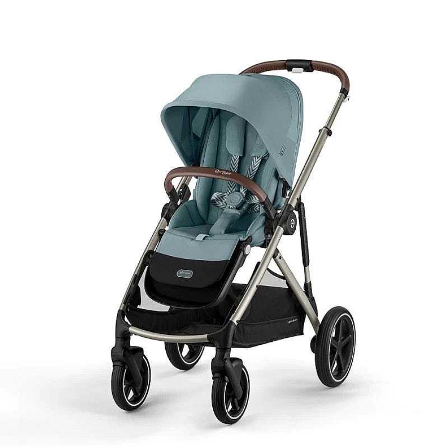 Strollers opCOLUMBUSTP | Gazelle S 2023 - Sky Blue Seat/Taupe Frame