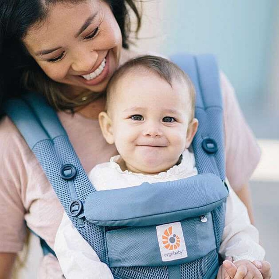 Gear opERGOBABY | Omni 360 Mesh Baby Carrier - Oxford Blue