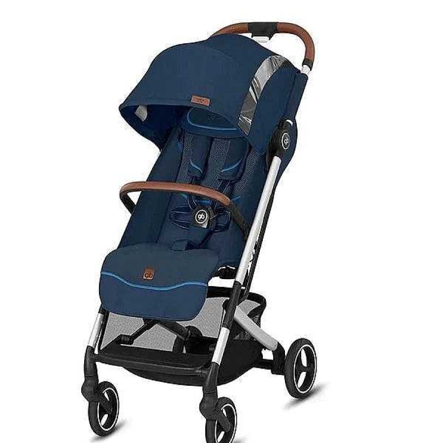 Strollers opCOLUMBUSTP | Gb Qbit+ All City Stroller - Night Blue (Only 17 Lbs)