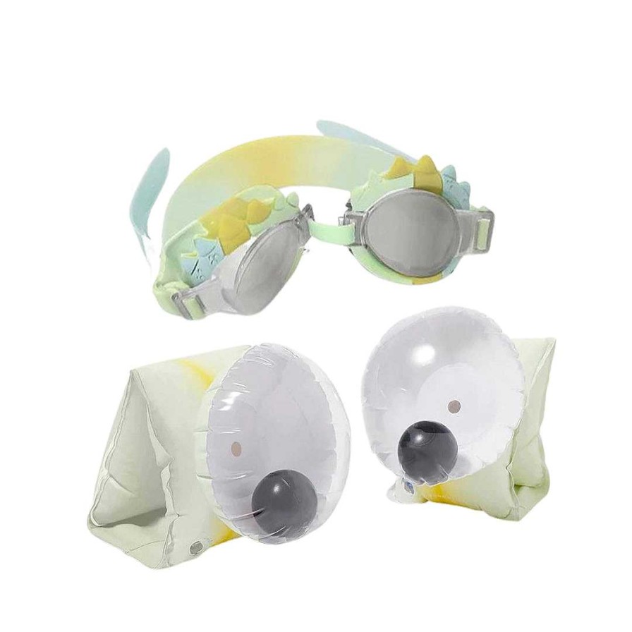 Gear opSUNNYLIFE | Monty The Monster Mini Swim Goggles & Monty The Monster Buddy Float Bands