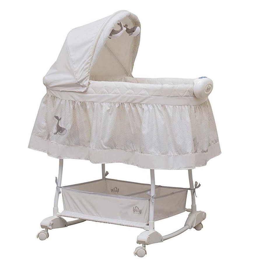 Nursery lqINDIGO | Ds Bily Rocking Bassinet Ocean Dreams