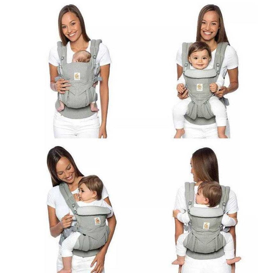 Gear obERGOBABY | Omni 360 Cotton Baby Carrier - Pearl Gray