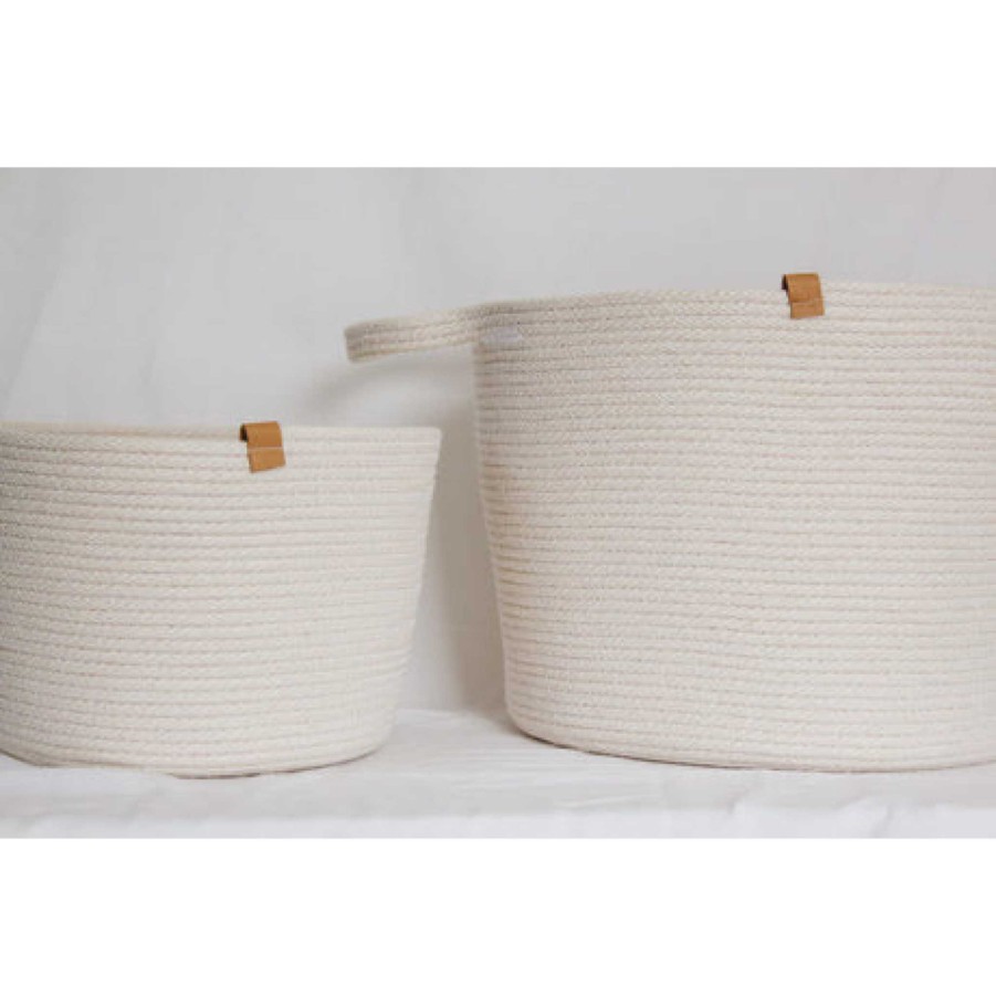 Nursery cdsvWOVEN HANDMADE | Handmade Basket Bundle - 1 Medium, 1 Large