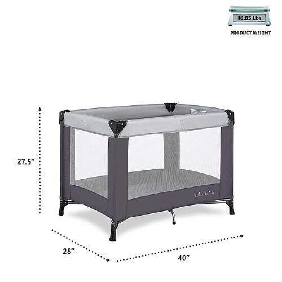 Gear dsvDREAM ON ME | Nest Portable Playard - Grey