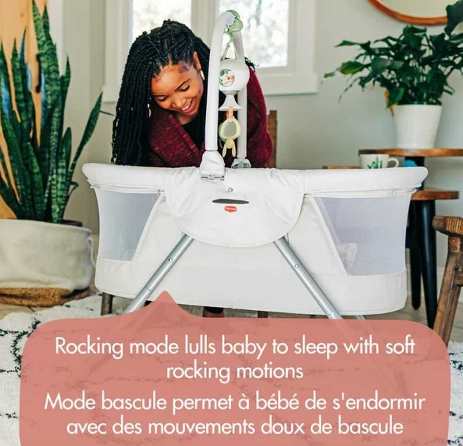 Nursery lqINDIGO | 2-In-1 Take Along Deluxe Bassinet - Boho