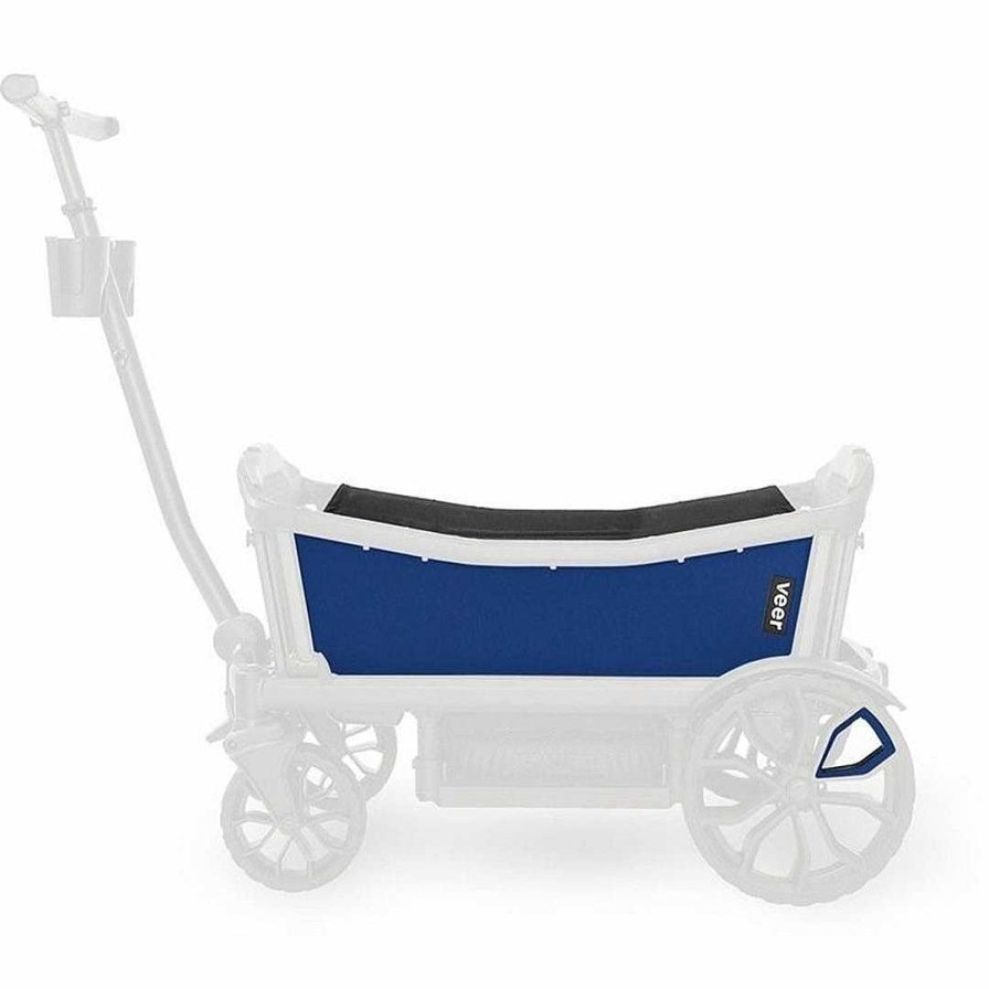 Strollers opVEER | Cruiser Wagon Bundle With Blue Canopy + Blue Sidewall