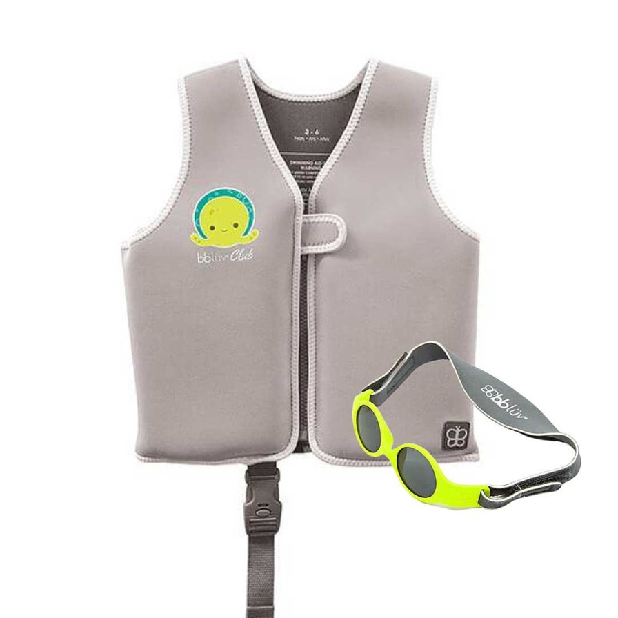 Gear dsvBBLUV | Vest (1-3 Years) In Grey + Solar Mini In Yellow