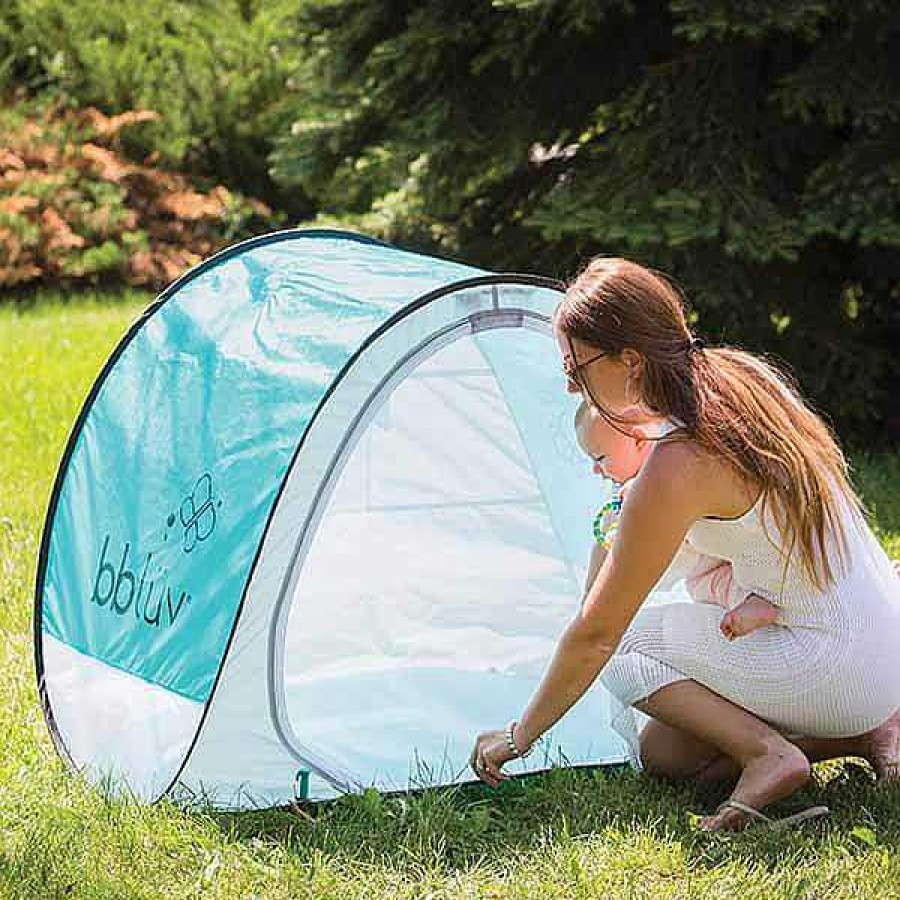 Gear dsvBBLUV | Sunkito Anti-Uv Play Tent + Splash Baby Paddling Pool - Blue