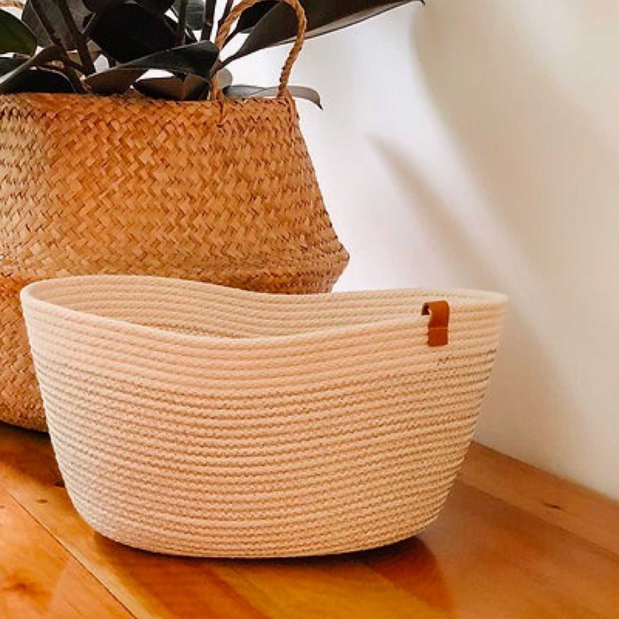 Nursery cdsvWOVEN HANDMADE | Oblong Diaper Caddy Basket