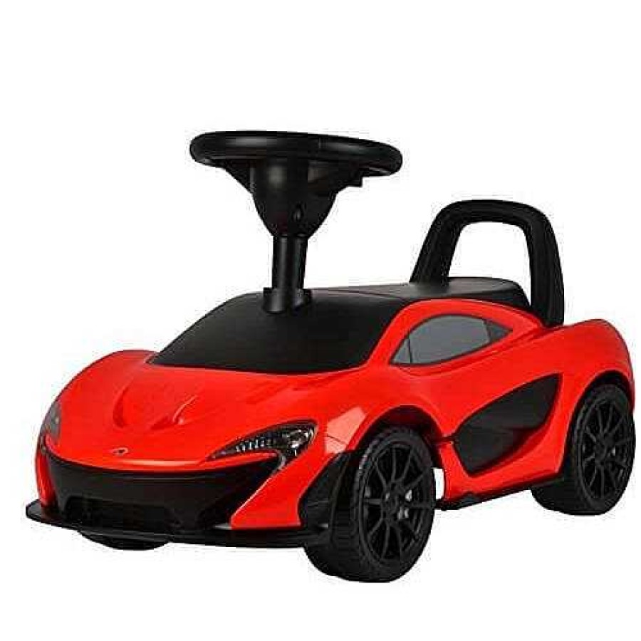 Gear cdsvKidsVIP | Mclaren P1 Push Car For Toddlers With Leather Seat & Music - Red