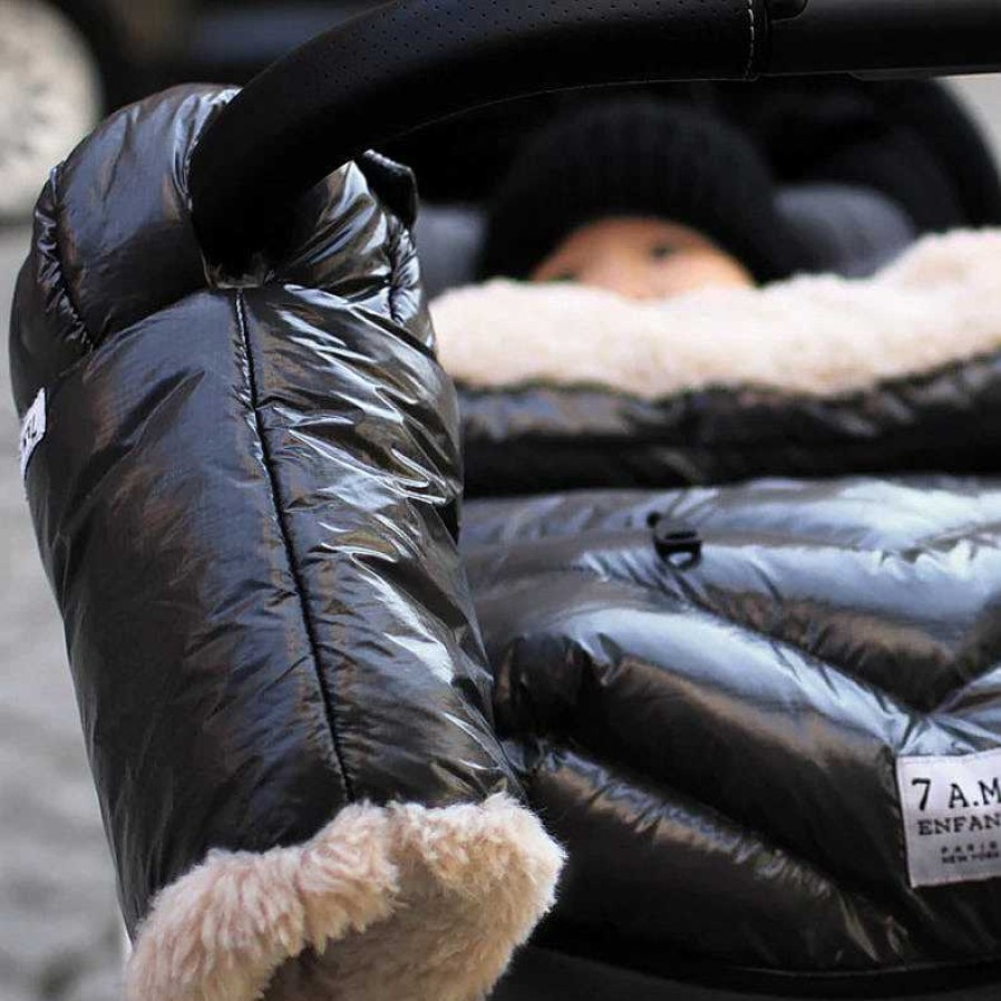 Strollers opPIERRE BELVEDERE | Warmmuffs - Black Polar