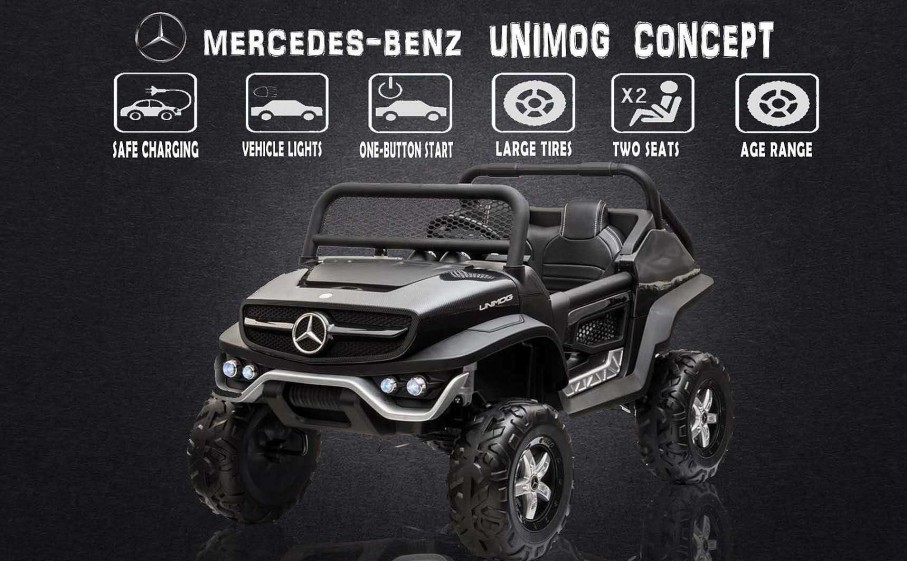 Gear dsvKIDZ ON WHEELS | Mercedes Benz Unimog Atv 24V Ride On Car - 2 Seater