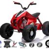 Gear cdsvKidsVIP | Sport Utility Edition 24V Ride-On Atv For Kids With Rubber Wheels & Leather Seat - Red