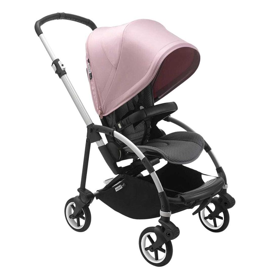 Strollers opBUGABOO | Bugaboo Bee6 Complete Pink/Soft Grey + Free Bee Breezy Sun Canopy