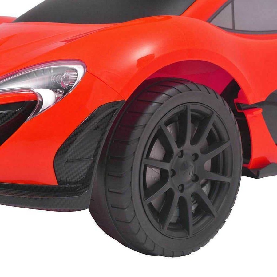 Gear cdsvKidsVIP | Mclaren P1 Push Car For Toddlers With Leather Seat & Music - Red