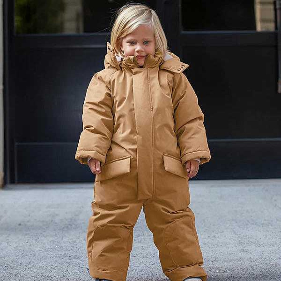 Strollers opPIERRE BELVEDERE | Snowsuit Grand (1T-2T) - Benji - Cognac