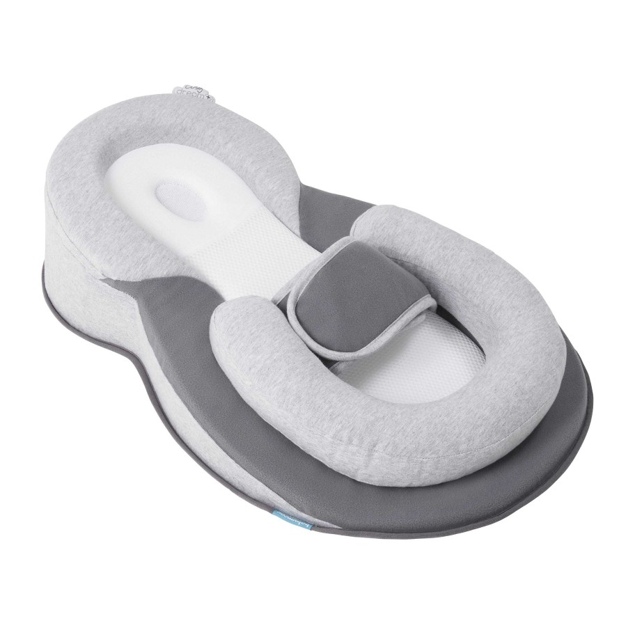 Nursery lqINDIGO | Cosy Dream Plus Newborn Lounger - Smokey