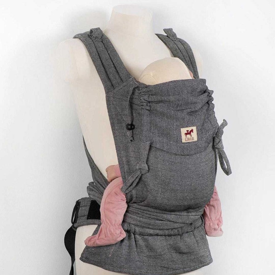 Gear opFAIRE - GIRASOL | Mysol Tweed Baby Carrier With Wrap Belt