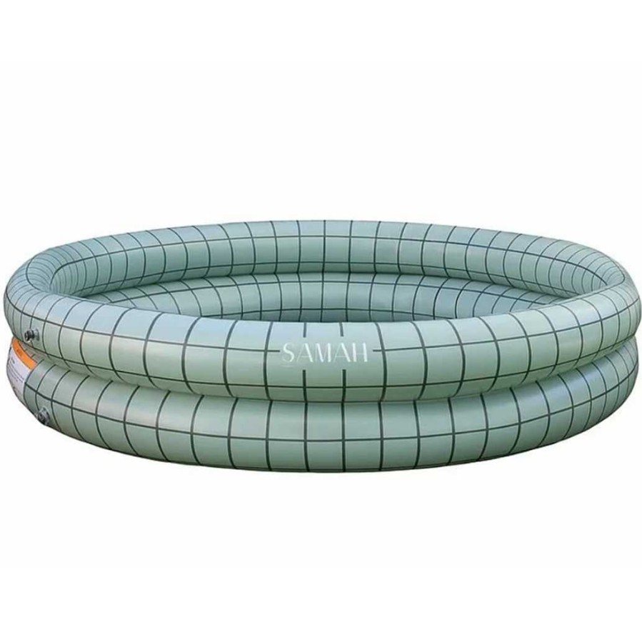 Gear opHELLO SAMAH | Inflatable Pool - Mint & Moss