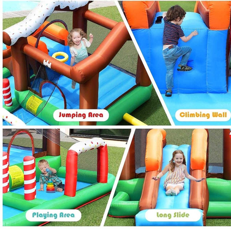 Gear dsvCOSTWAY | Outdoor Indoor Inflatable Kids Bounce House With 480W Air Blower