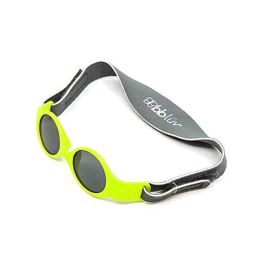 Gear dsvBBLUV | Solar Mini 2 Step Baby Sunglasses + Wrap Neoprene Baby Wetsuit (0-6M) + Shooz Neoprene Water Shoes (1-2Years) - Grey And Neon