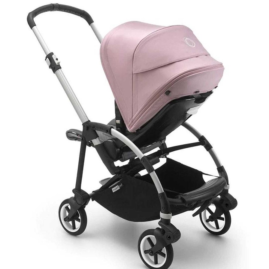 Strollers opBUGABOO | Bugaboo Bee6 Complete Pink/Soft Grey + Free Bee Breezy Sun Canopy