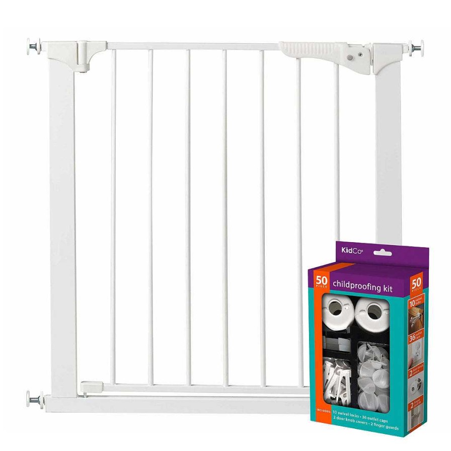 Gear opKIDCO | Gateway Gate - White + Free Childproofing Kit