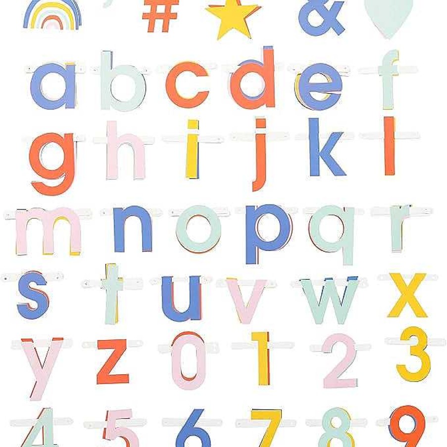 Nursery lqINDIGO | Milestone Letter Banner Kit