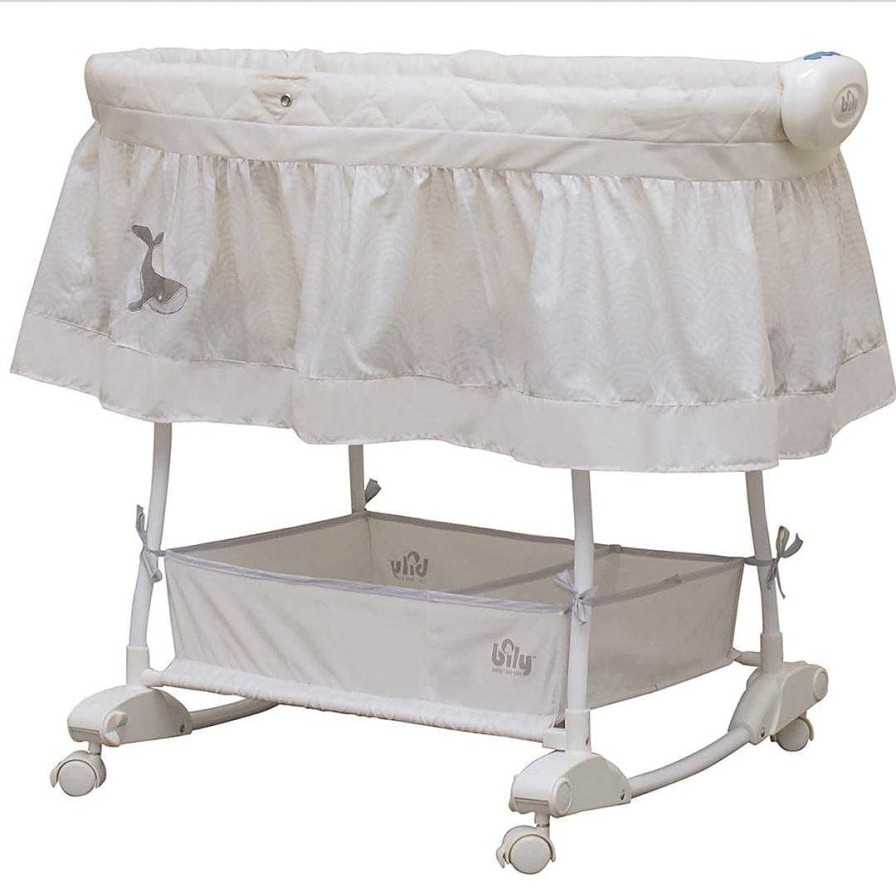 Nursery lqINDIGO | Ds Bily Rocking Bassinet Ocean Dreams