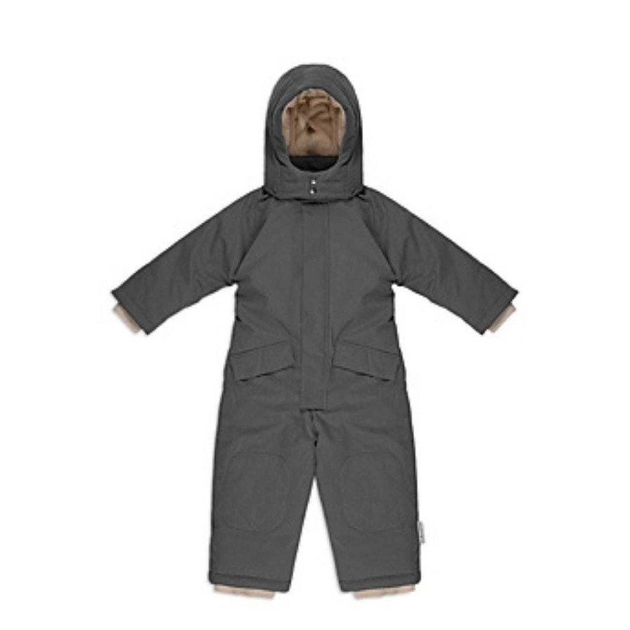 Strollers opPIERRE BELVEDERE | Snowsuit Grand (2T-3T) - Benji - Smokey Grey