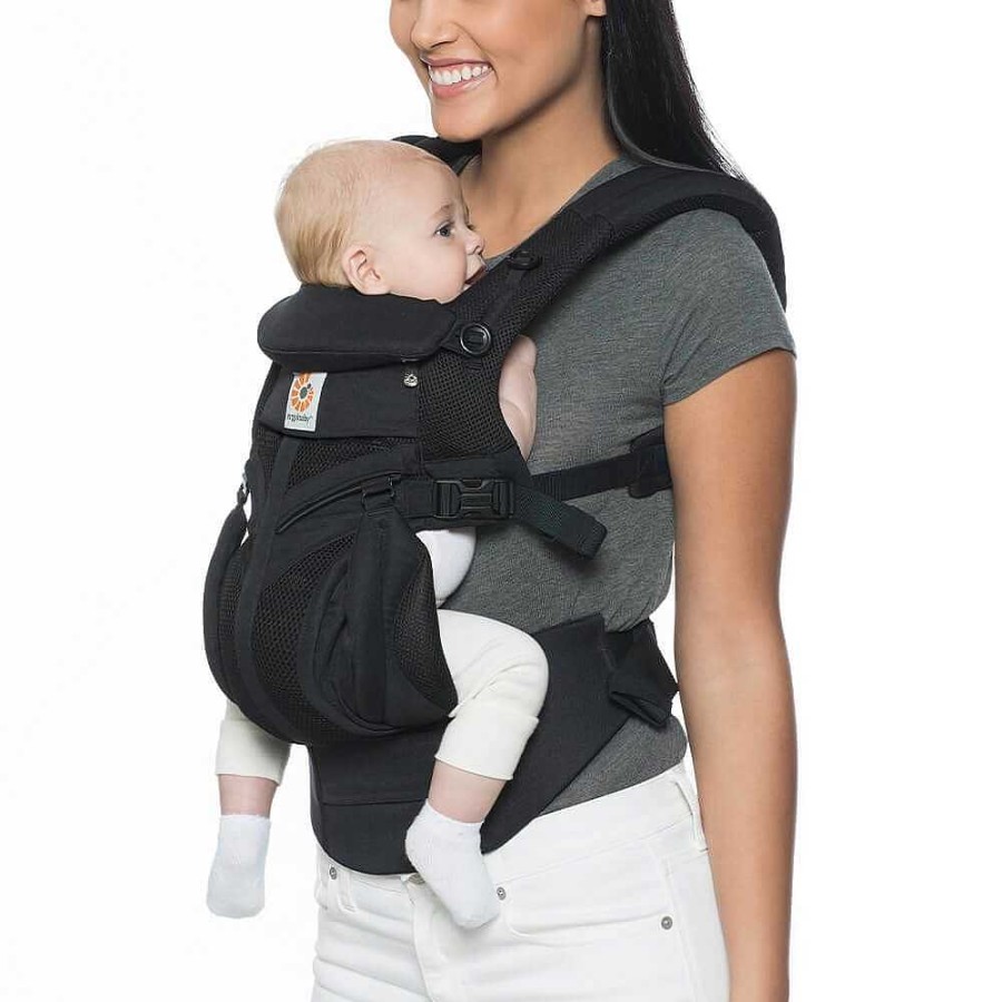 Gear obERGOBABY | Omni 360 Mesh Baby Carrier - Onyx Black