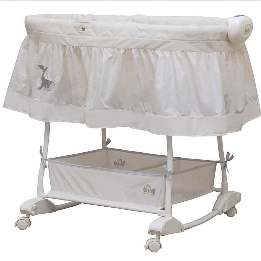 Nursery lqINDIGO | Ds Bily Rocking Bassinet Ocean Dreams