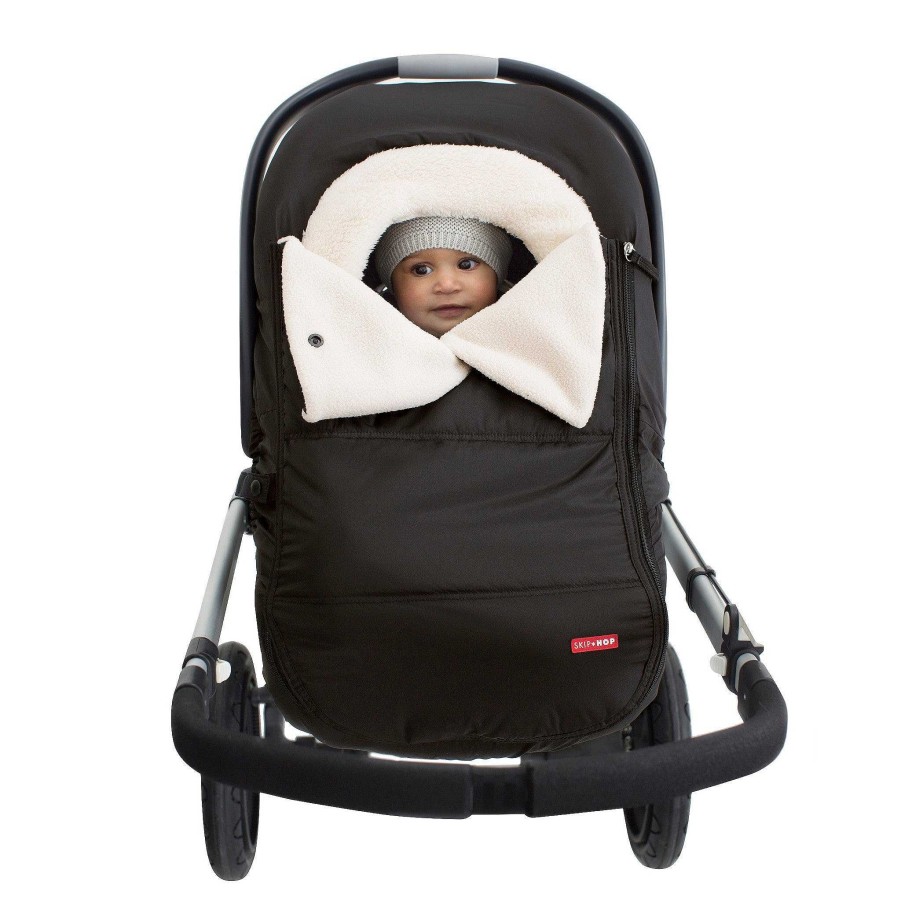 Gear lqINDIGO | Stroll & Go Car Seat Cover - Black