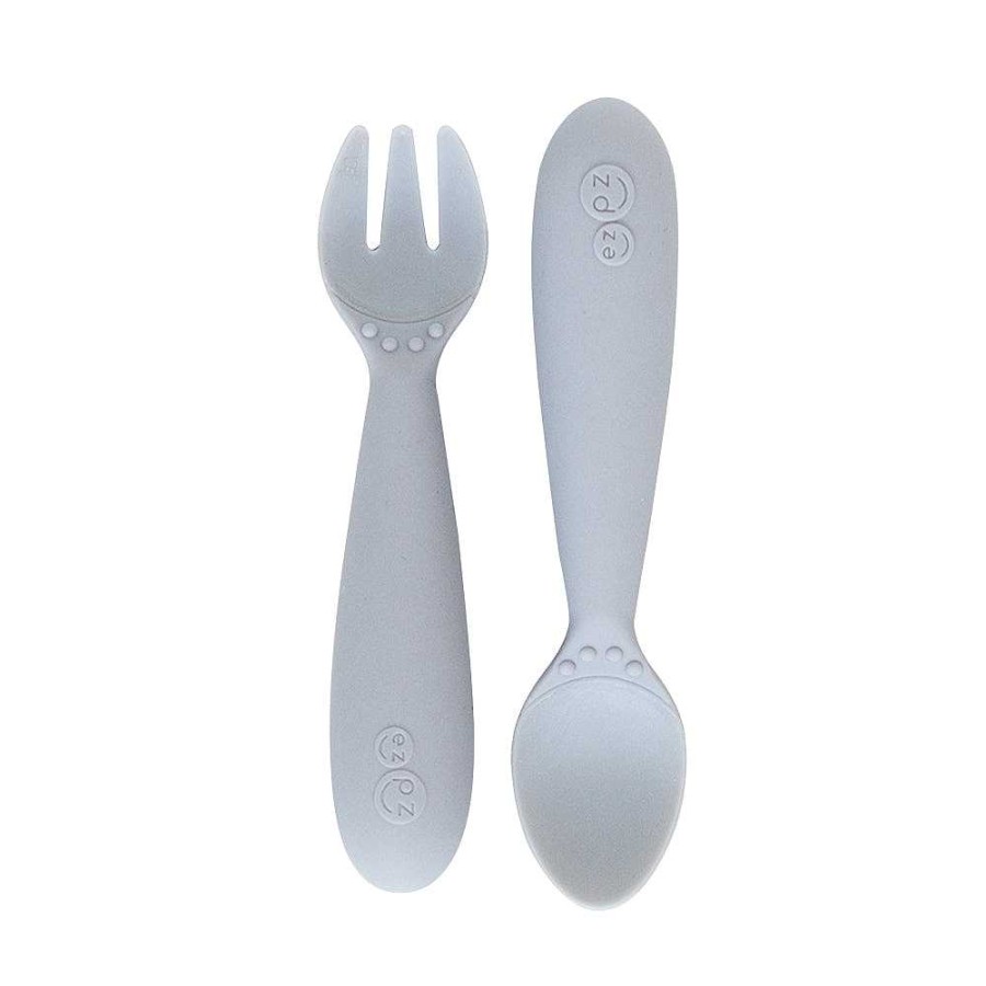 Gear lqINDIGO | Ezpz Mini Utensils - Pewter