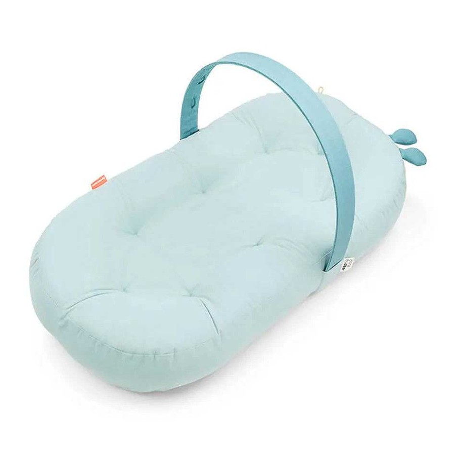 Nursery lqINDIGO | Cozy Lounger With Activity Arch - Raffi Blue