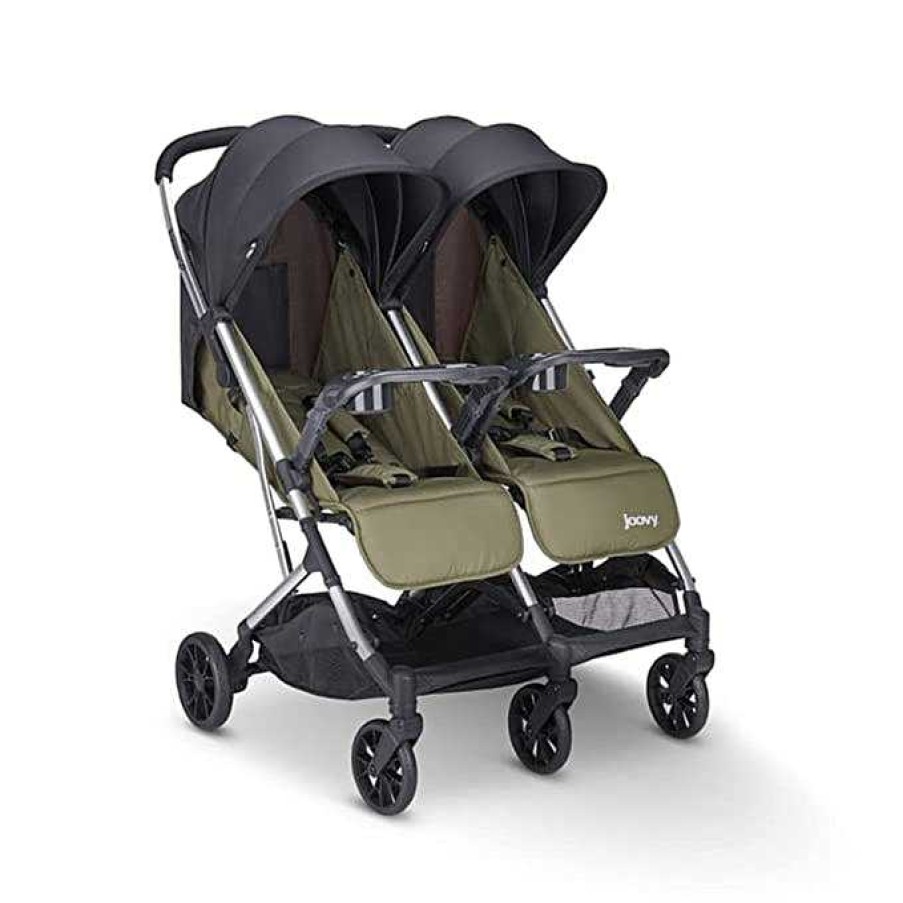 Strollers opJOOVY | Kooperx2 Double Stroller - Olive + Free Raincover