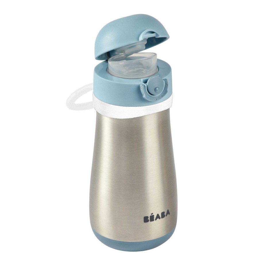 Gear lqINDIGO | Stainless Steel Kids Water Bottlerain