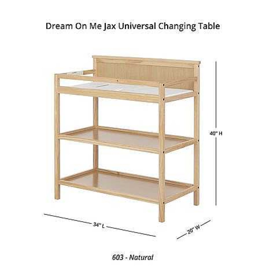 Nursery dsvDREAM ON ME | Ashton Universal Changing Table - Natural