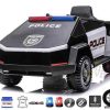 Gear cdsvKidsVIP | Futuristic Police Officer 12V Bluetooth Edition Cybertruck With 4X4