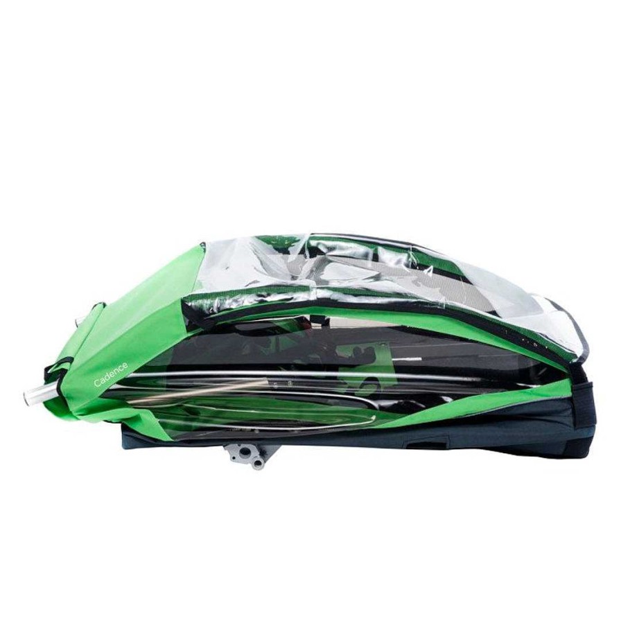 Strollers mapTHULE | Cadence 2-Seat Bike Trailer - Green + Free Rain Cover ($89 Value!)