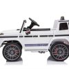 Gear cdsvKIDS ON WHEELZ | Mercedes-Benz Amg G63, 12V Electric Kids' Ride On Car With Parental Remote Control, Led Lights, Leather Seat And Mp3- Kids On Wheelz