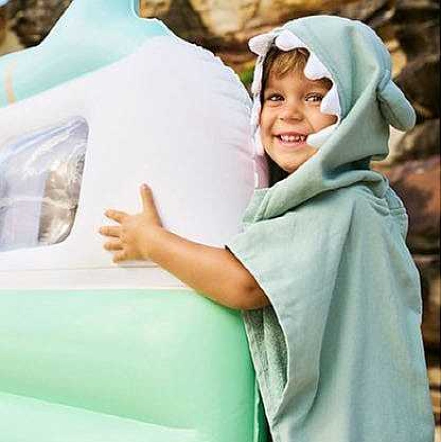 Gear opSUNNYLIFE | Monty The Monster Float Vest Ages 2-3 & Monster Hooded Beach Towel