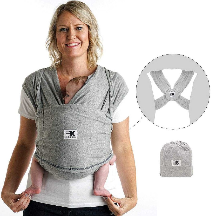 Gear rsS.ZATLOUKALOVA | Cotton Baby Carrier - Heather Grey, Size Small