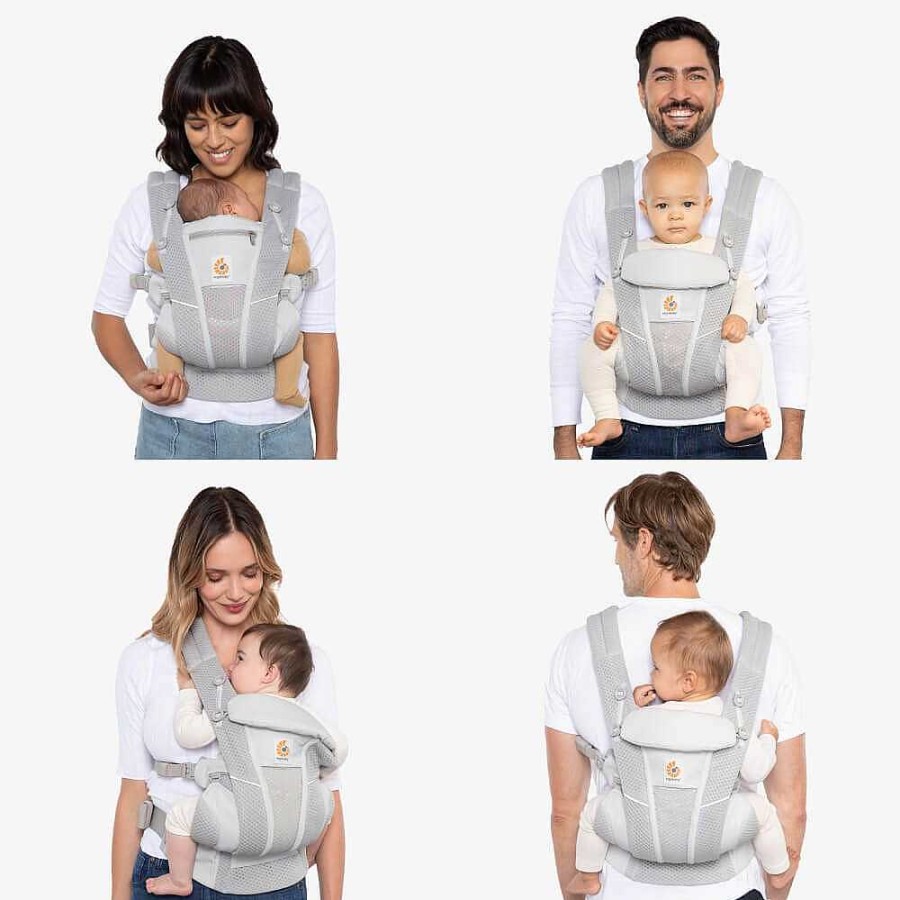 Gear obERGOBABY | Omni Breeze Baby Carrier - Pearl Grey