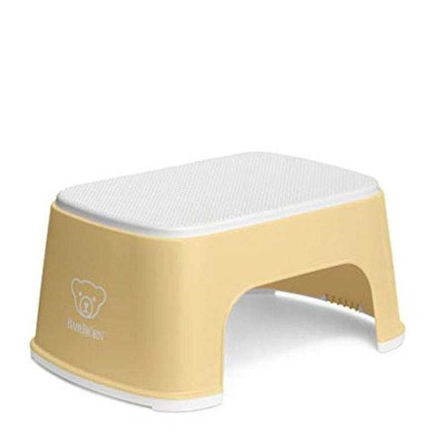 Gear lqBABYBJORN | Step Stool - Powder Yellow / White