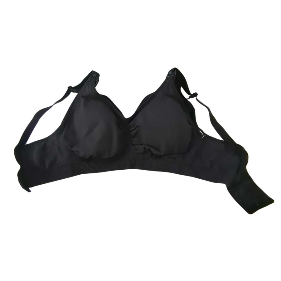 Nursery rtREBELSTORK | 3 In 1 Nursing And Pumping Bra - Black (Small)