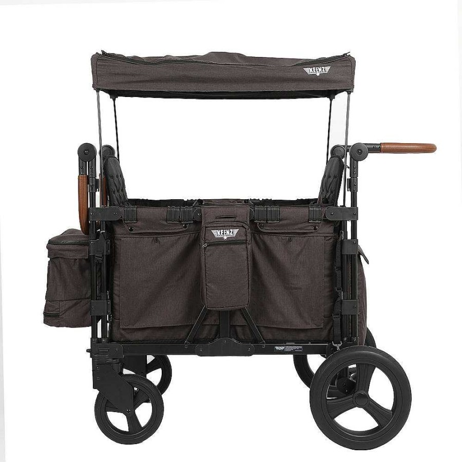 Strollers opBESTLIFEKIDS | Keenz Xc+ - Luxury Comfort Stroller Wagon 4 Passenger In Black