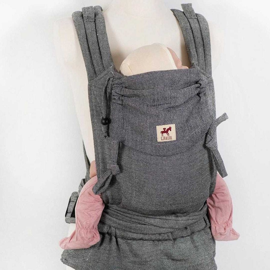 Gear opFAIRE - GIRASOL | Mysol Tweed Baby Carrier With Wrap Belt