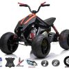 Gear cdsvKidsVIP | Sport Utility Edition 24V Ride-On Atv For Kids With Rubber Wheels & Leather Seat - Black