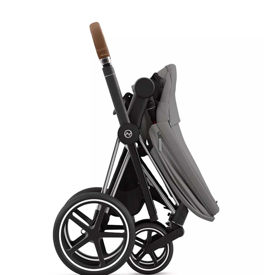 Strollers opCOLUMBUSTP | Priam 4 Stroller - Chrome Frame With Soho Grey Seat